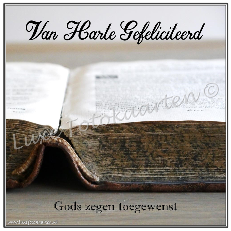 Gefeliciteerd Algemeen - Bijbel